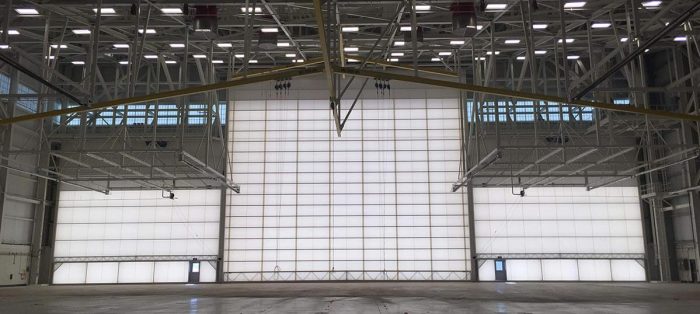 Large  Aircraft Hangar Door